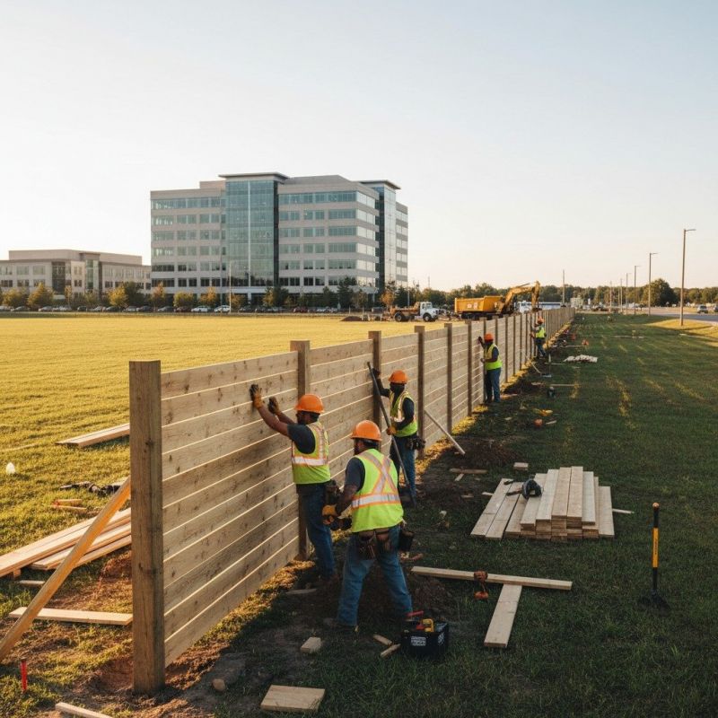 Cyclone Fence Installation detail