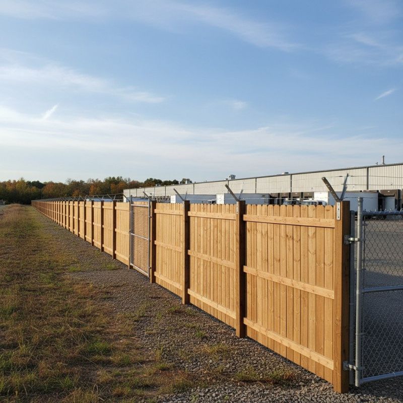 Metal Fence Installation detail